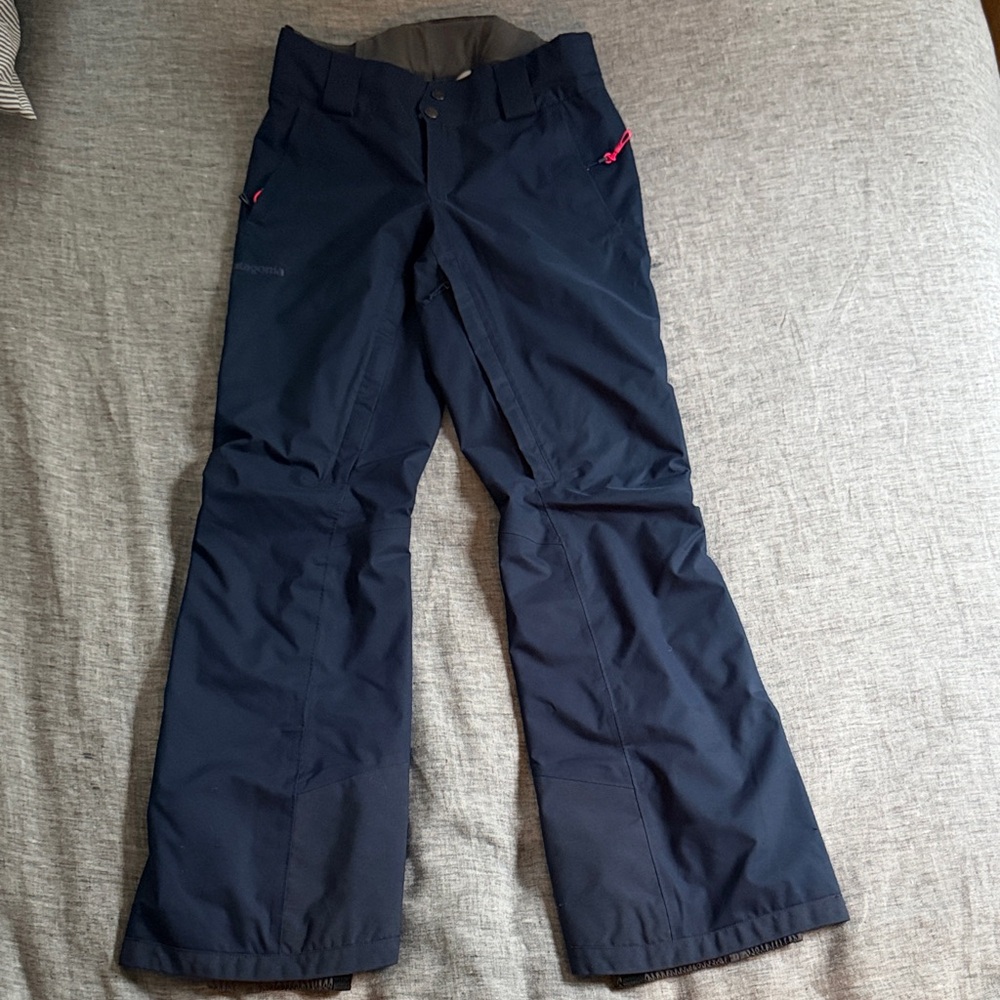 Patagonia Navy Blue insulated Ski  Pants